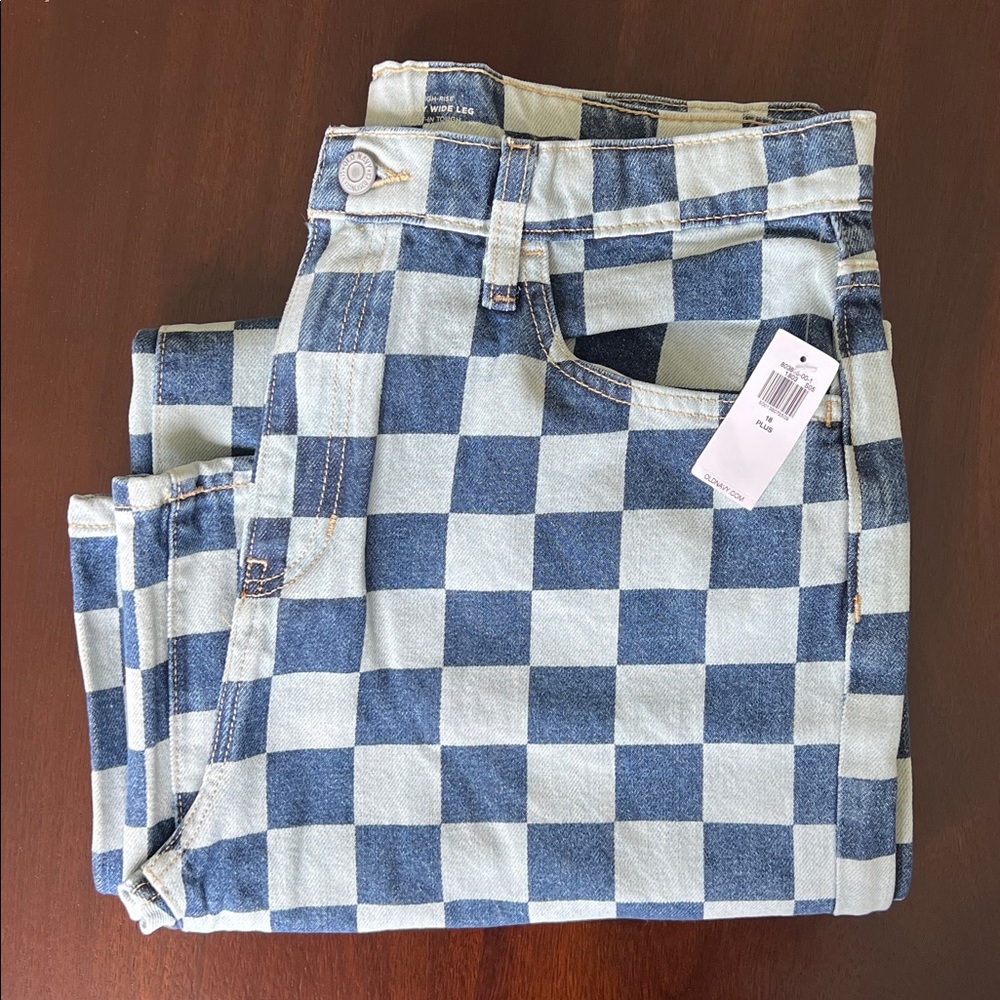 Old Navy Printed Baggy Wide-Leg Jeans for Girls